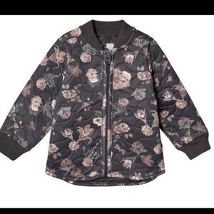 New WHEAT Loui Thermo Jacket Charcoal Girls 18 months
